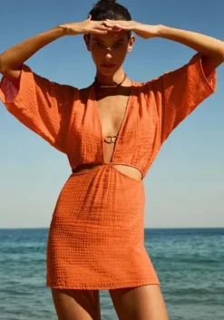 Allie Short Cover Up Marigold