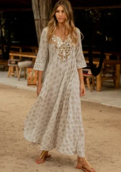 Andrea Dress White