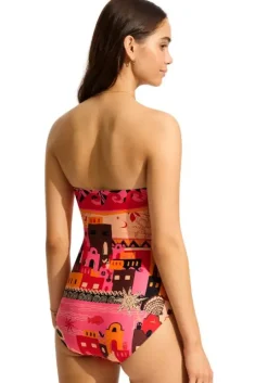 Atlantis Bandeau One Piece Paradise Pink