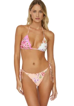 Bahia Embroidered Triangle Bikini