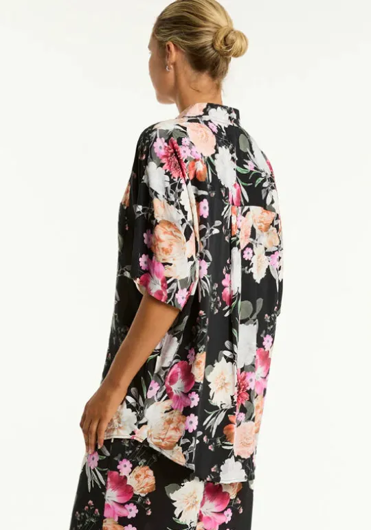 Belle Aloha Shirt Black
