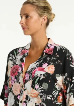 Belle Aloha Shirt Black