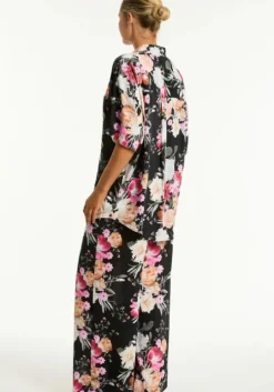 Belle Aloha Surf Pant Black
