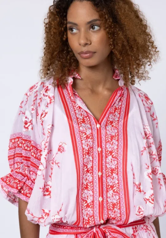 Cherry Blossom Blouson Dress
