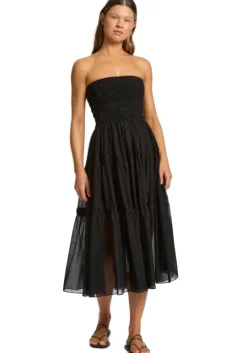 Convertible Maxi Dress Black