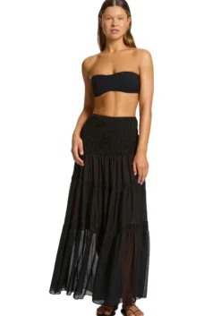 Convertible Maxi Dress Black