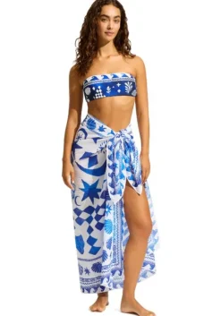 Corfu Azure Sarong