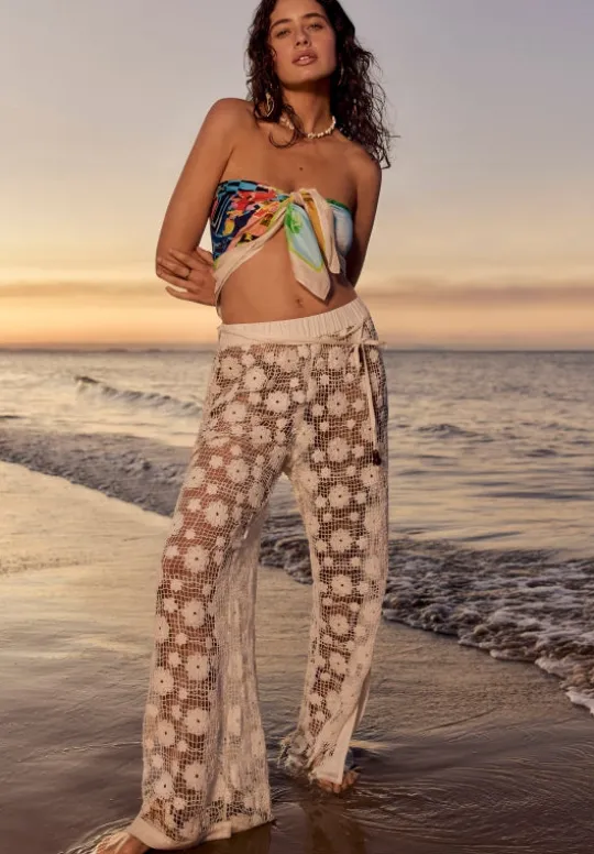 Crochet Side Split Pant