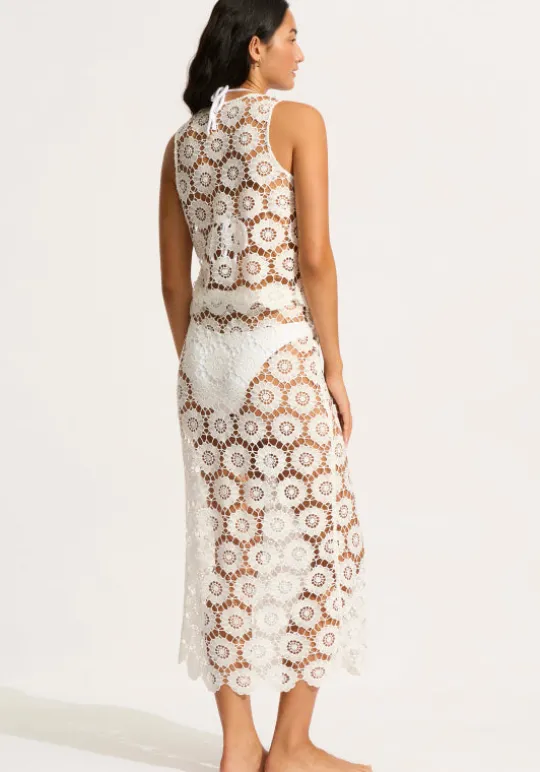 Crochet Tie Front Top