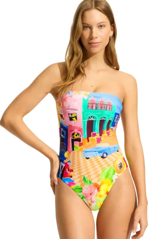 Cuba DD Bandeau Swimsuit