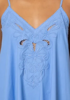 Cut Out Maxi Dress Periwinkle