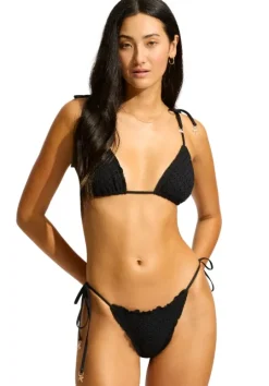 Daydreamer Triangle Bikini Black