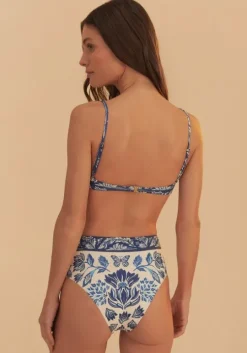 Delicate Tapestry High Waisted Bikini