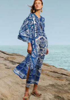 Delicate Tapestry Long Kaftan