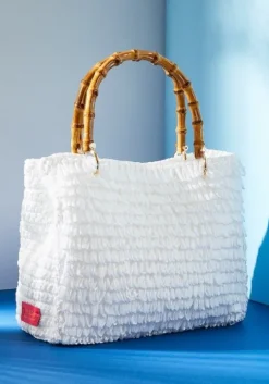 Diamante Bag White