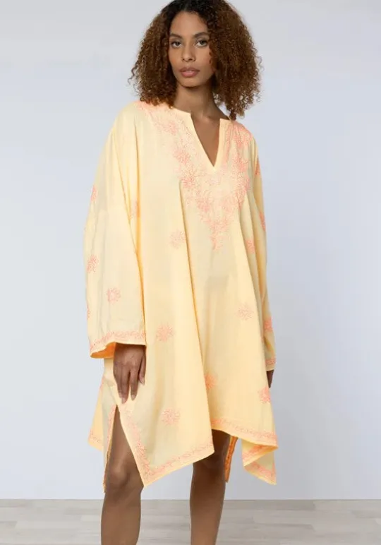 Embroidered Kaftan Melon