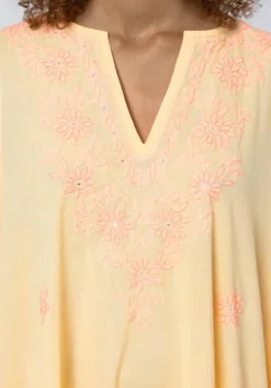 Embroidered Kaftan Melon