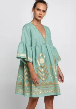Feather Short Kaftan