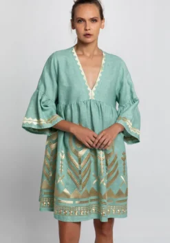 Feather Short Kaftan