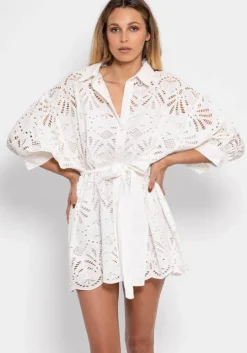 Florine Eyelet Dress