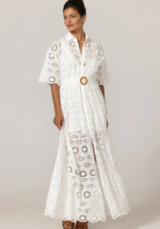 Gardenia Dress White