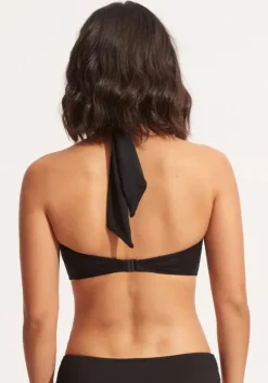 Goddess Bandeau Bikini Black