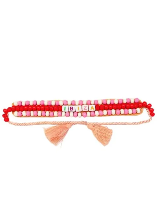 Ibiza Beaded Resort Bracelet Orange