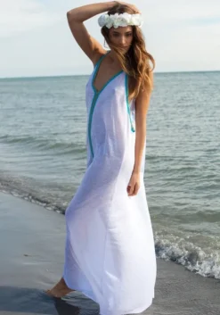 Inca Maxi Sun Dress White