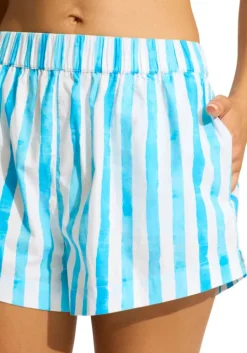 Isla Palm Shorts Turquoise
