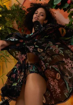 Ivet Kaftan Black Fresca