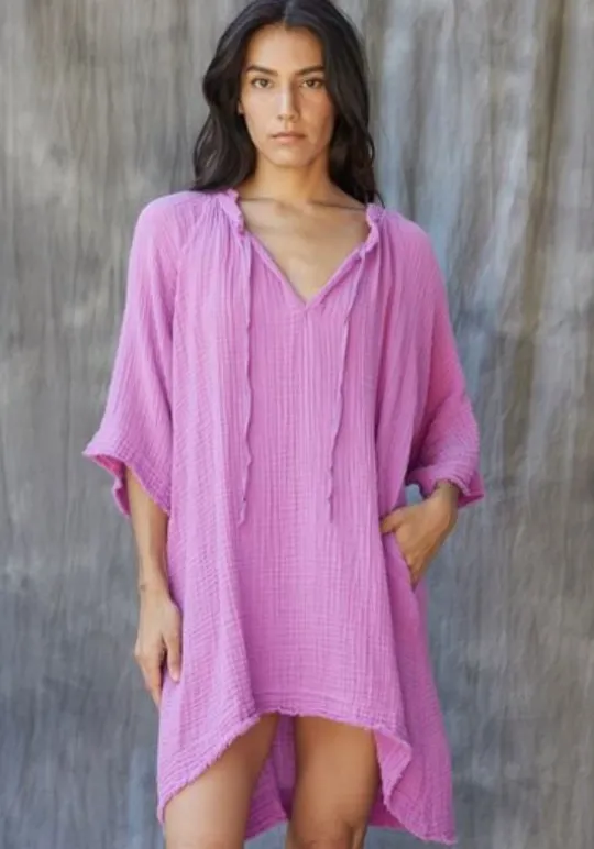 Joshua Tree Kaftan Wild Orchid