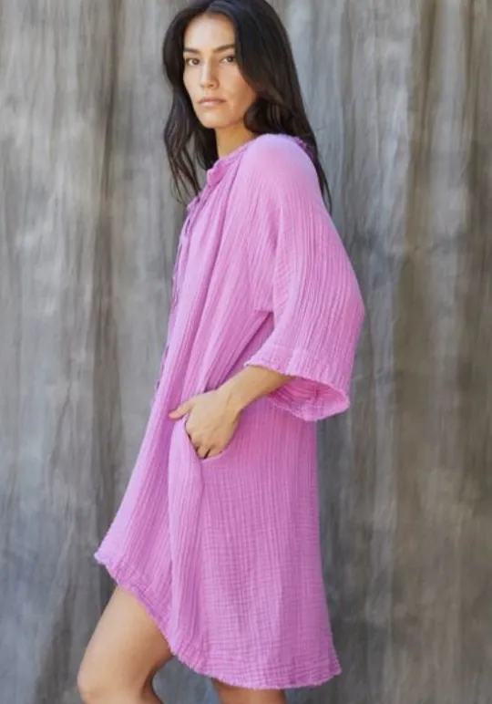 Joshua Tree Kaftan Wild Orchid