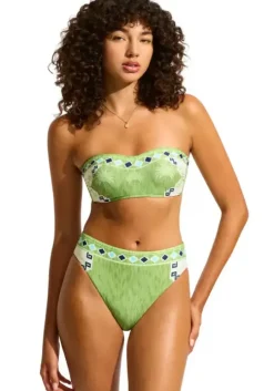 Kasbah Bandeau Bikini Sage