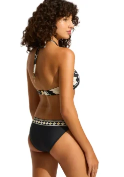 Kasbah Underwire Halter Bikini Black
