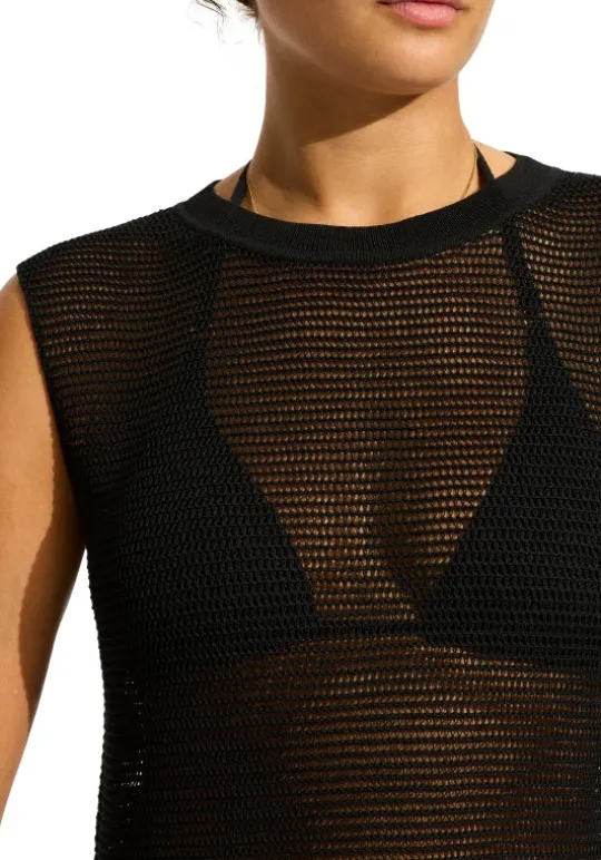 Knit Maxi Dress Black