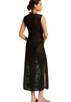 Knit Maxi Dress Black