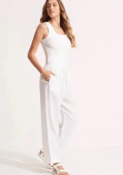 Linen Pant White