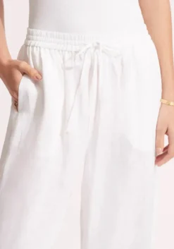 Linen Pant White