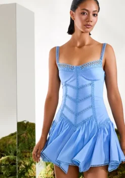 Lira Short Dress Blue