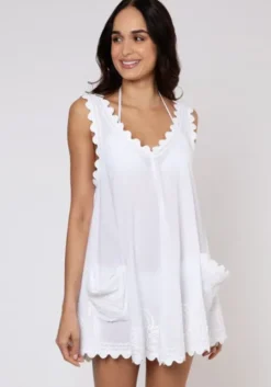 Low Back Dress White