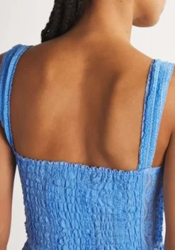 Mai Short Dress Blue