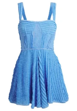 Mai Short Dress Blue