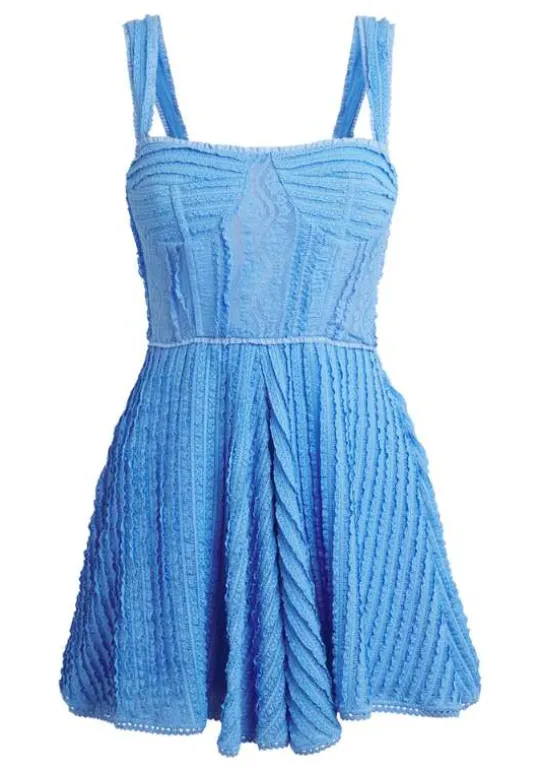 Mai Short Dress Blue