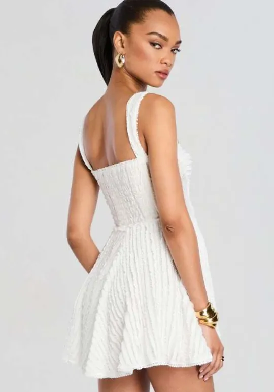 Mai Short Dress White