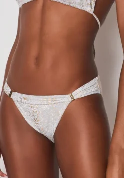 Maia Bikini Silver Snake Print