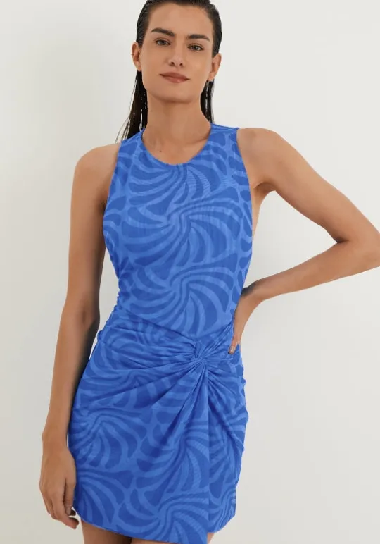 Mila Short Cover Up Neptune
