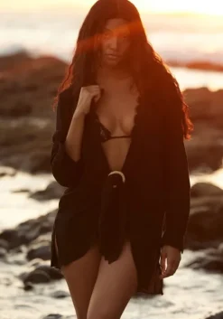 Millie Tie Cover Up Midnight