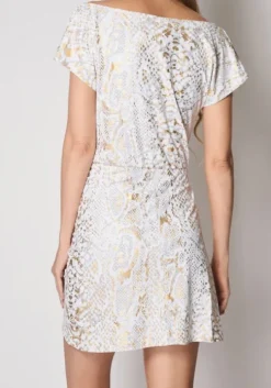Naples Dress Silver Snake