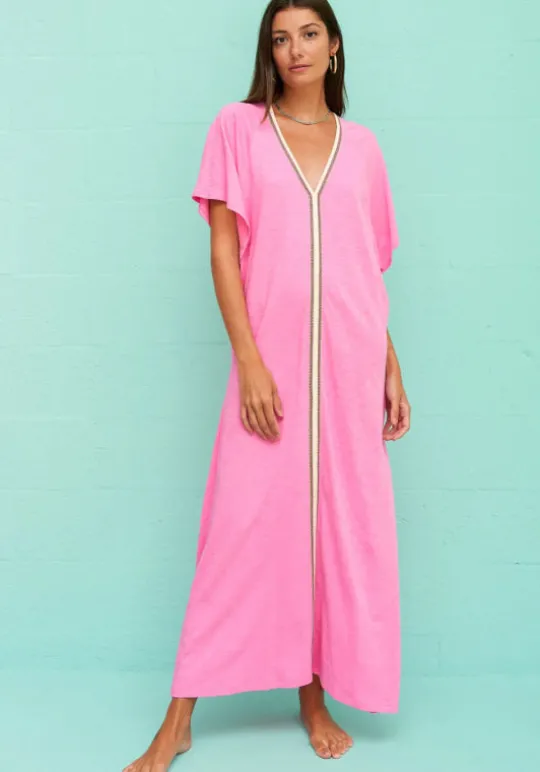 Pima Abaya Kaftan Bubblegum