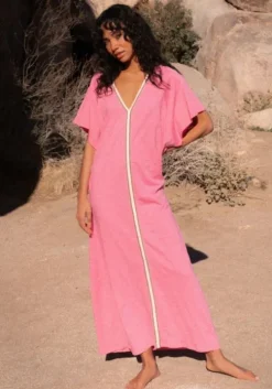 Pima Abaya Kaftan Bubblegum